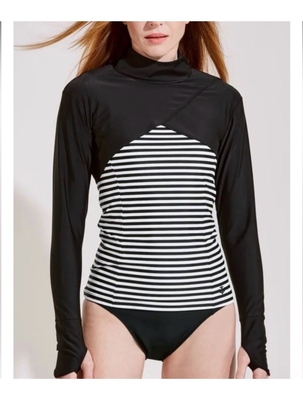 Coolibar Kaycos Black Shrug UPF 50+ Swimwear Cover